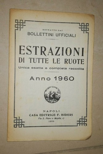 Estrazioni tutte ruote - estrazioni, di