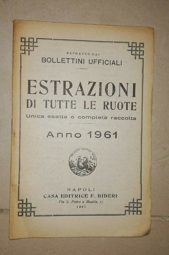 Estrazioni tutte ruote - di,