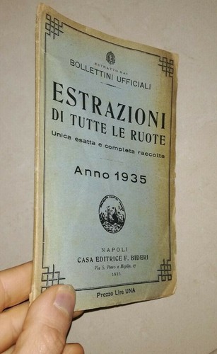 Estrazioni tutte ruote - di, le